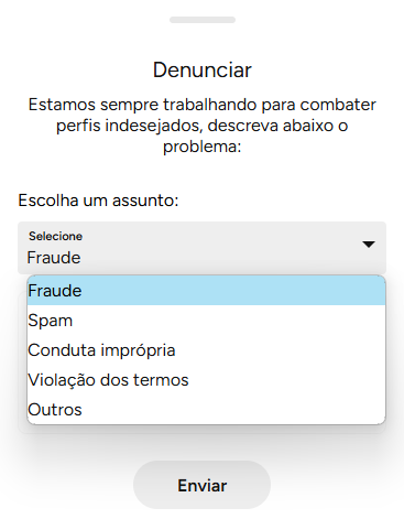 Formulário de denúncia