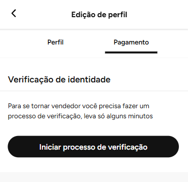 Validação de perfil